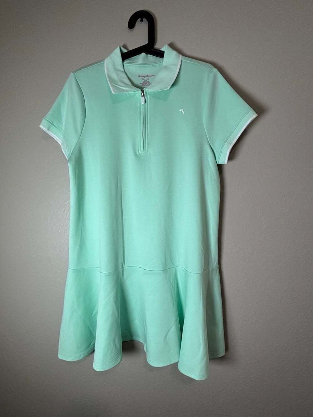 Tommy Bahama Women's Quarter-Zip Polo Drop-Waist Dress
